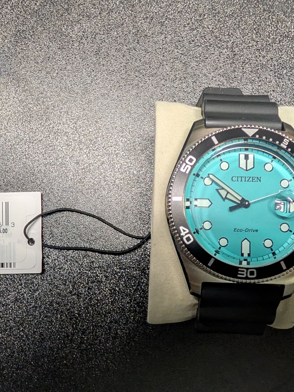 Citizen Eco-Drive Dive Watch in Turquoise